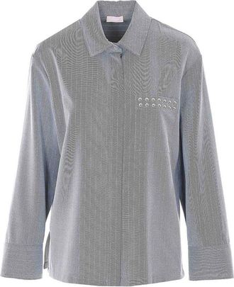 Liu Jo Logo Striped Shirt