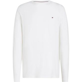 Tommy Hilfiger Long Sleeve Tops, male, White, Size: XL Long Sleeve Tops
