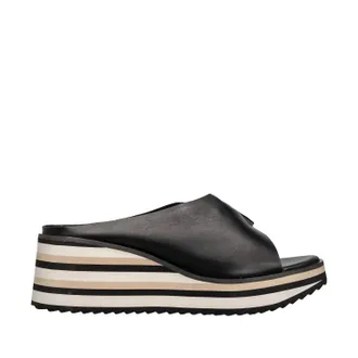 Antelope Womens Padme High Platform Bow Mules In Black