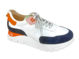 Jose Saenz Womens Belen Sneakers In White/navy