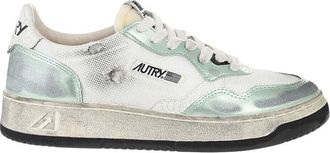 Autry Green Low Metallic Sneakers