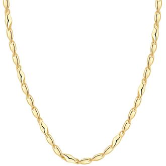 Pompeii3 14k Yellow Gold Womens 24 Chain Necklace 17 Grams 4mm Thick