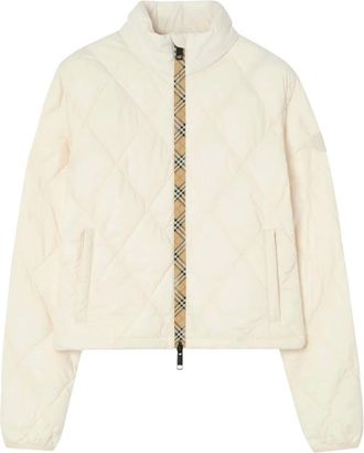 Burberry Jassen, Dames, Wit, M, Piumino