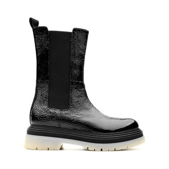 Laura Bellariva Schoenen, Dames, Groen, 37 EU, Leer, Chelsea Boots