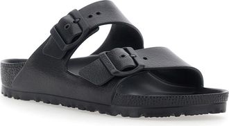 Birkenstock Womens Sandals Arizona Rubber, Black Synthetic