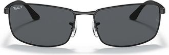 Ray-Ban Sunglasses Rb3498 006/81 Black/Gray Unisex Polarized