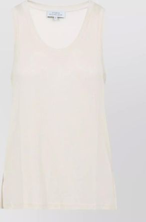 STUDIO NICHOLSON lyocell ribbed vest