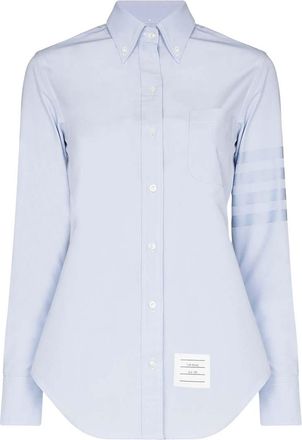 Thom Browne Light Blue Slim Stripes Shirt
