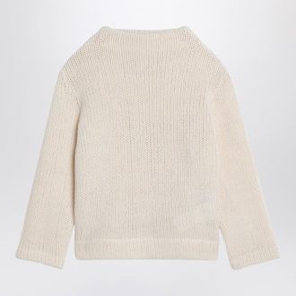 Douuod Ivory wool-blend jumper
