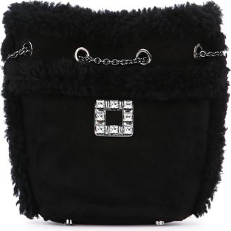 Roger Vivier Tres Vivier Backpack - Dames - Schoudertassen - Zwart - ONE Size - Tassen