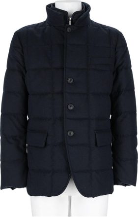 Fay Quilted High Collar Polyester Jacket