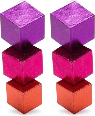 Monies Orecchini con pendente - Viola