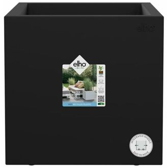 ELHO Maceta Elho Negro &Oslash; 29 Cm Pl&aacute;stico Cuadrado Moderno