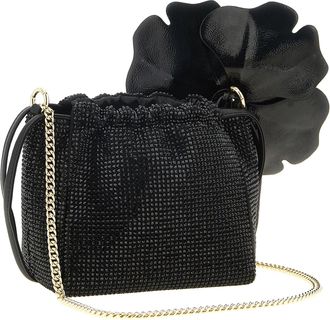Pinko Flower Bucket Bag - Black