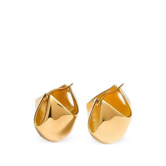 Khaite Small Lotus Earrings