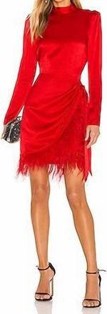 Saylor Quin Dress In Fire