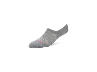 Smartwool Run Zero Cushion No Show Socks Sock Light Gray : LG (Womens Shoe 10-12.5), Merino/Nylon/Wool