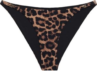 Anine Bing leopard-print bikini bottom - Brown
