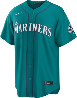 Nike Julio Rodr&iacute;guez Seattle Mariners Nike Mens MLB Stadium Jersey in Green | RE260IEVMV9-CVA