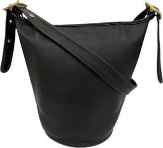 Coach Pre-owned Bucket Shoulder Bag - Dames - Vintage Tas - Zwart - ONE Size - Leer - Vintage