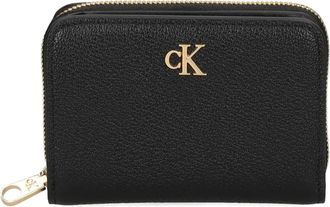 Calvin Klein zip logo wallet - Black