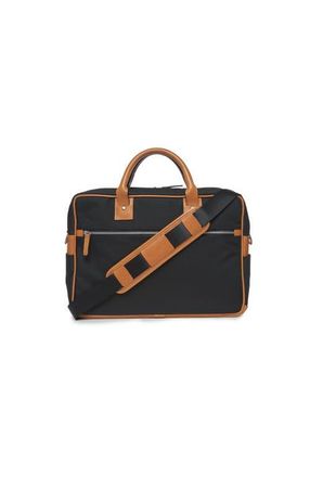Korchmar Redford Ballistic and Leather Briefcase in Black at Nordstrom