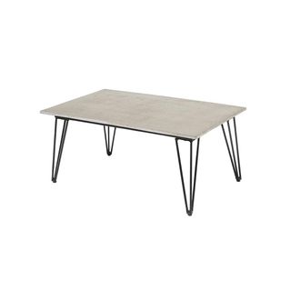 Bloomingville Mundo Couchtisch, 90 x 60 cm, Beton / grau