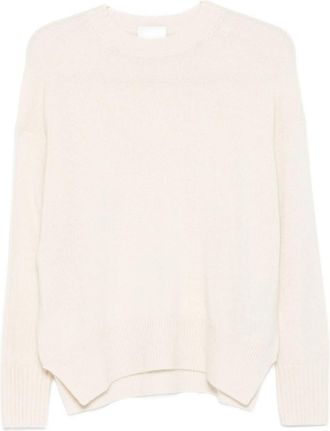 Allude Round-neck Cashmere Sweater