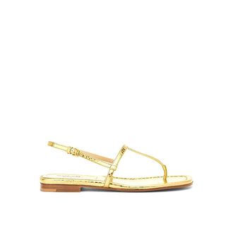 Michael Kors Flat Sandals, female, Yellow, Size: 11 US Sandalo