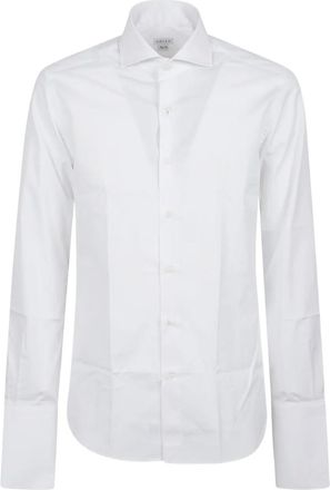 Orian point-collar cotton shirt - Bianco