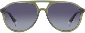 Polaroid PLD 4162/S Polarized 1ED/WJ Mens Sunglasses Green Size 56