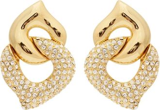 Kenneth Jay Lane Orecchini con cristalli - Oro