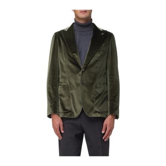 Tagliatore Blazers, male, Green, Size: L Giacca Montecarlo