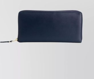 Comme Des Garçons leather line zip-around wallet