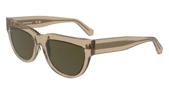 Calvin Klein Green Cat Eye Ladies Sunglasses CKJ25600S 208 54