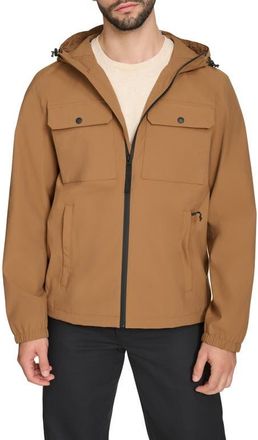 Levi's Hooded Rain Jacket in Worker Brown at Nordstrom, Size Xx-Large