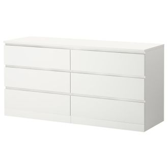 IKEA MALM Kommode mit 6 Schubladen