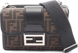 Fendi 20s Baguette Double messenger bag - Brown