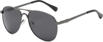 Generic Polarized Sunglasses for Men - UV Protection, Retro Driving Style, Elastic Frame, Ideal for Fishing and Mountaineering