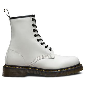 Dr. Martens 1460 Smooth Leather Unisex Ankle Sandals - UK 6 - US 8 Women / 7 Men - EU 39 - White - Size:UK 6