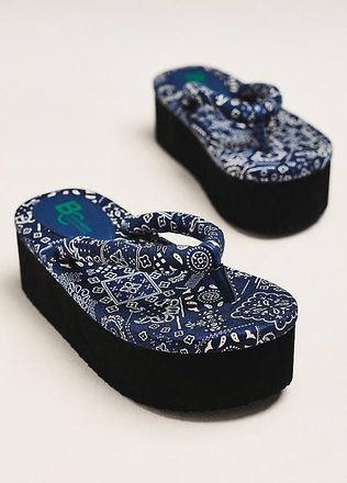 Seychelles A Pretty Penny Platform Thongs