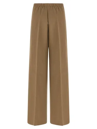 Herno Micro Sequin Viscose Blend Trousers - Brown
