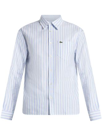 Lacoste Camicia in cotone biologico - Blu