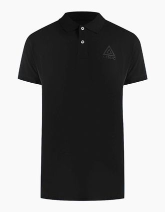 Iceberg Mens Ice Iceberg Triangle Logo Black Polo Shirt - Size: 36