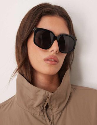 Marc Jacobs Marc Jacobs - Occhiali da sole squadrati nero havana