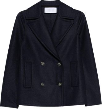 Harris Wharf London Womens Coats Blue