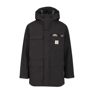 Carhartt Work in Progress Hombre, Chaquetas, Negro, Talla: S