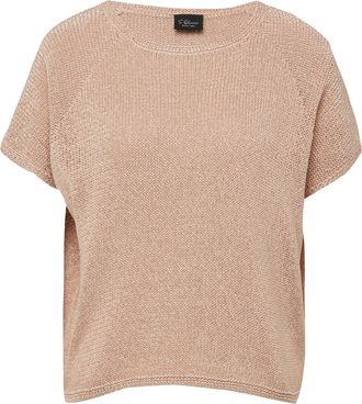 s.Oliver Black Label Strickpullover S.OLIVER BLACK LABEL, Damen, Gr. L (40), soft rose, Strick, Obermaterial: 87% Polyacryl, 13% Polyamid, unifarben, l&auml;ssig geschnitten h&uuml;