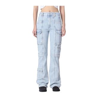 Isabel Marant Bootcut Jeans, female, Blue, S, Cargo Jeans