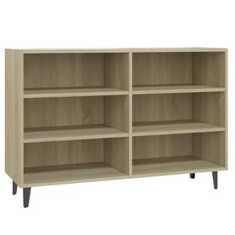 Berkfield Home Sideboard Sonoma Oak 103.5x35x70 cm Engineered Wood in Light Tan